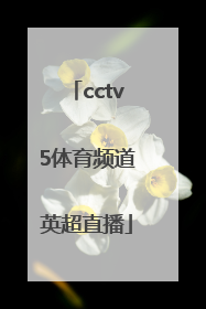 「cctv5体育频道英超直播」CCTV5足球直播英超