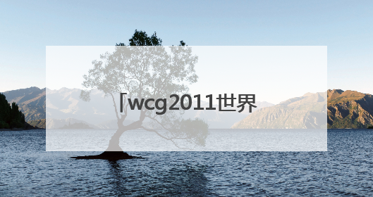 wcg2011世界总决赛看赛程怎么没有dota项目？