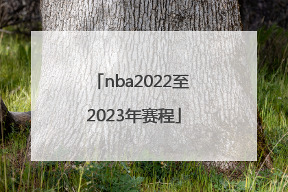 「nba2022至2023年赛程」NBA2022赛季赛程